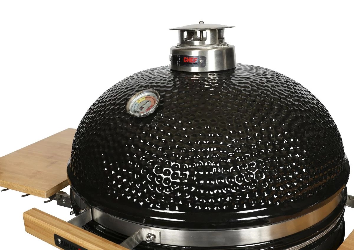 Kamado Chef 22 Black craftsmanship detail