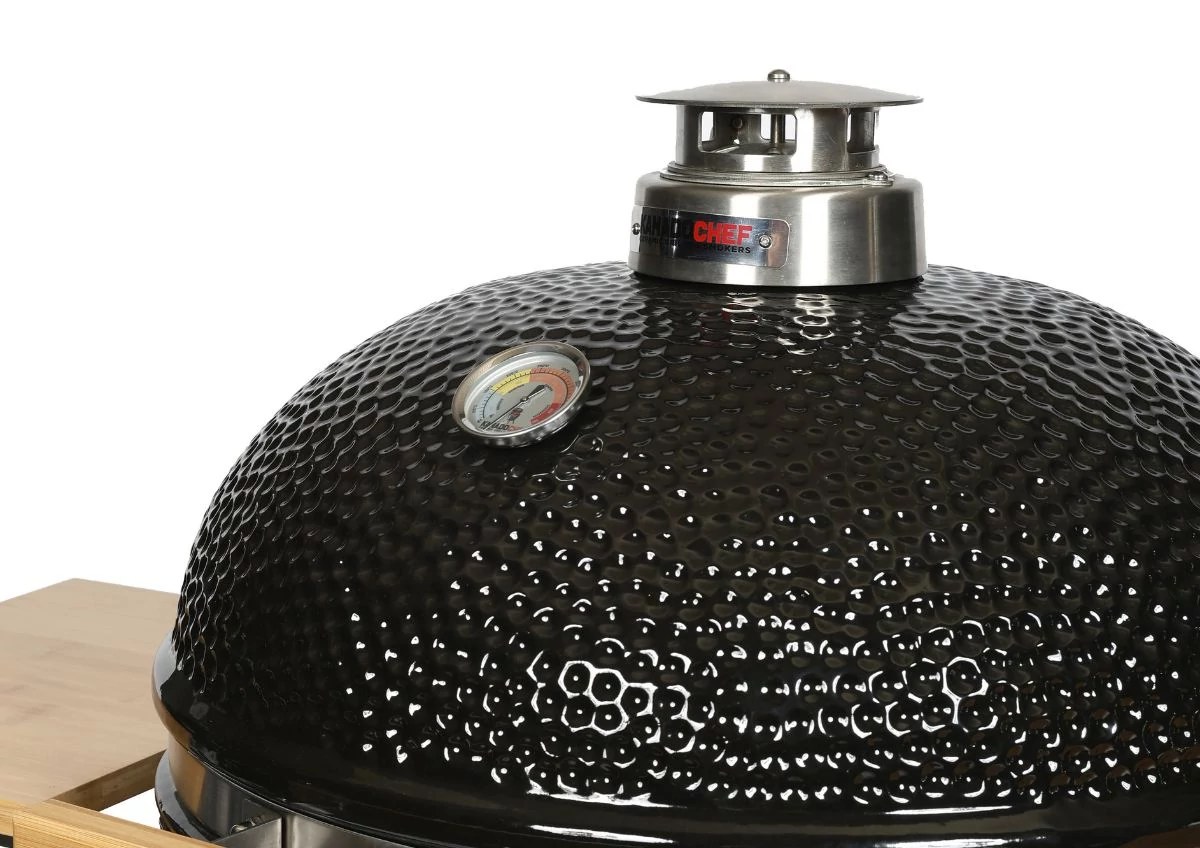 Kamado Chef 22 Black craftsmanship detail