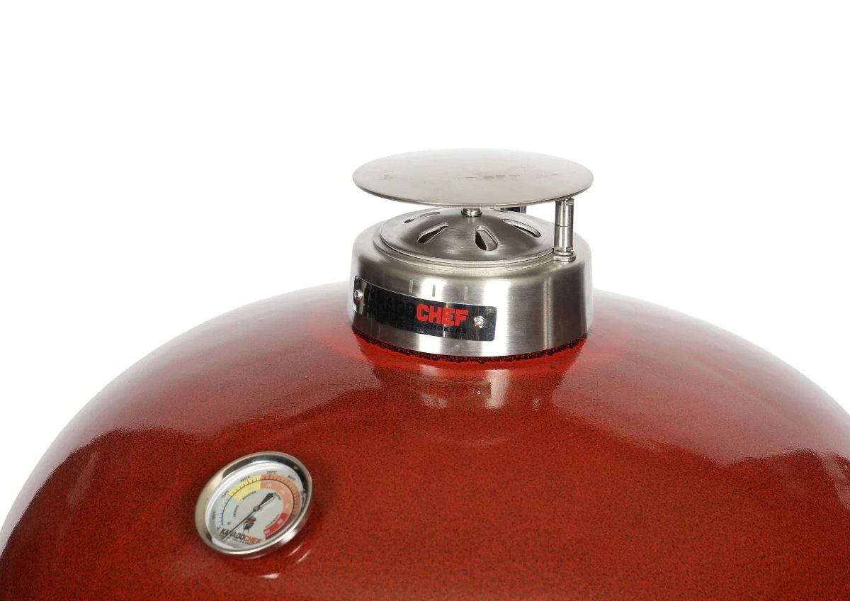 Kamado Chef 22 Red craftsmanship detail
